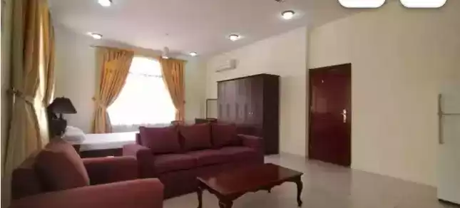 Residencial Listo Propiedad Estudio F / F Apartamento  alquiler en al-sad , Doha #7166 - 1  image 